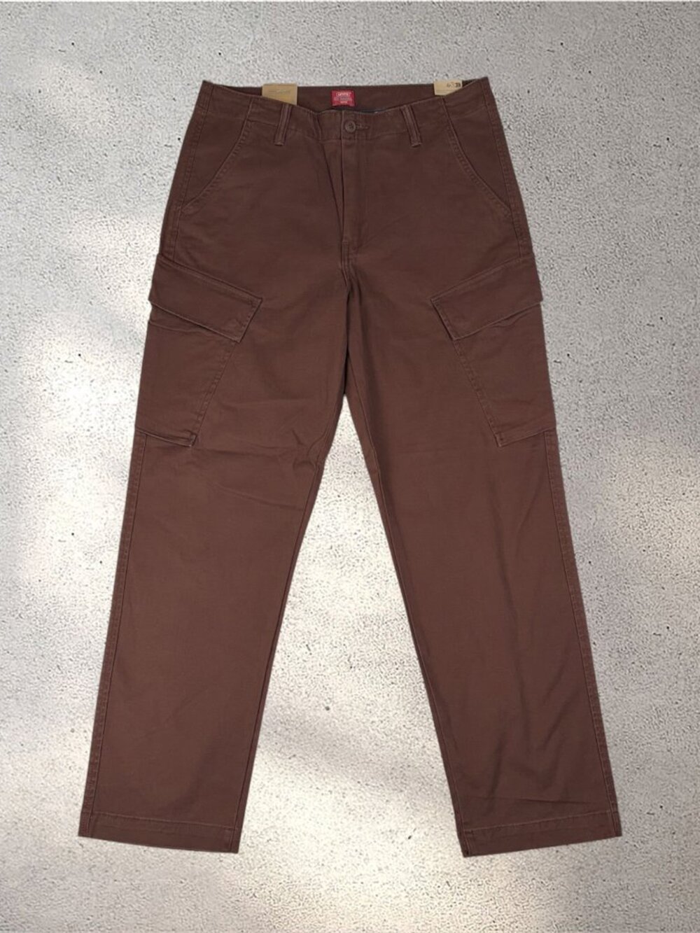 Levi's XX Cargo Taper Pants Brown Mens 33x30 Utility Workwear NWT Outdoors